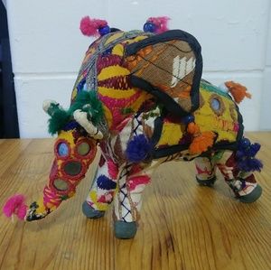Hand Woven Elephant Decor